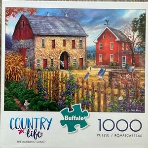 Buffalo Games “The Bluebirds’ Song” 1000 piece puzzle